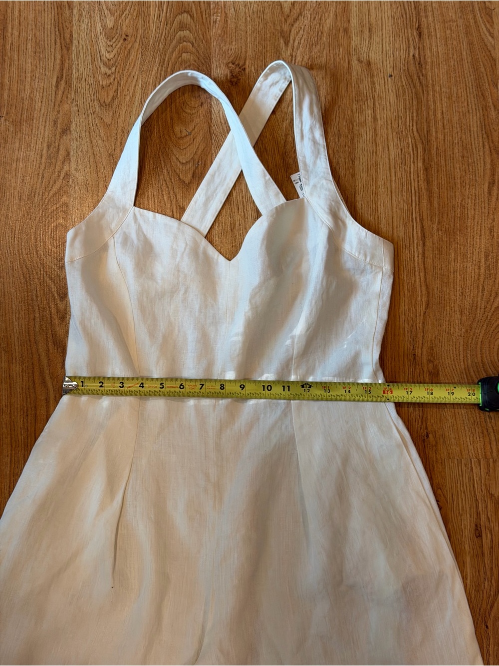 Vintage NWT Escada Cream Linen Jumpsuit - Picture 10 of 13